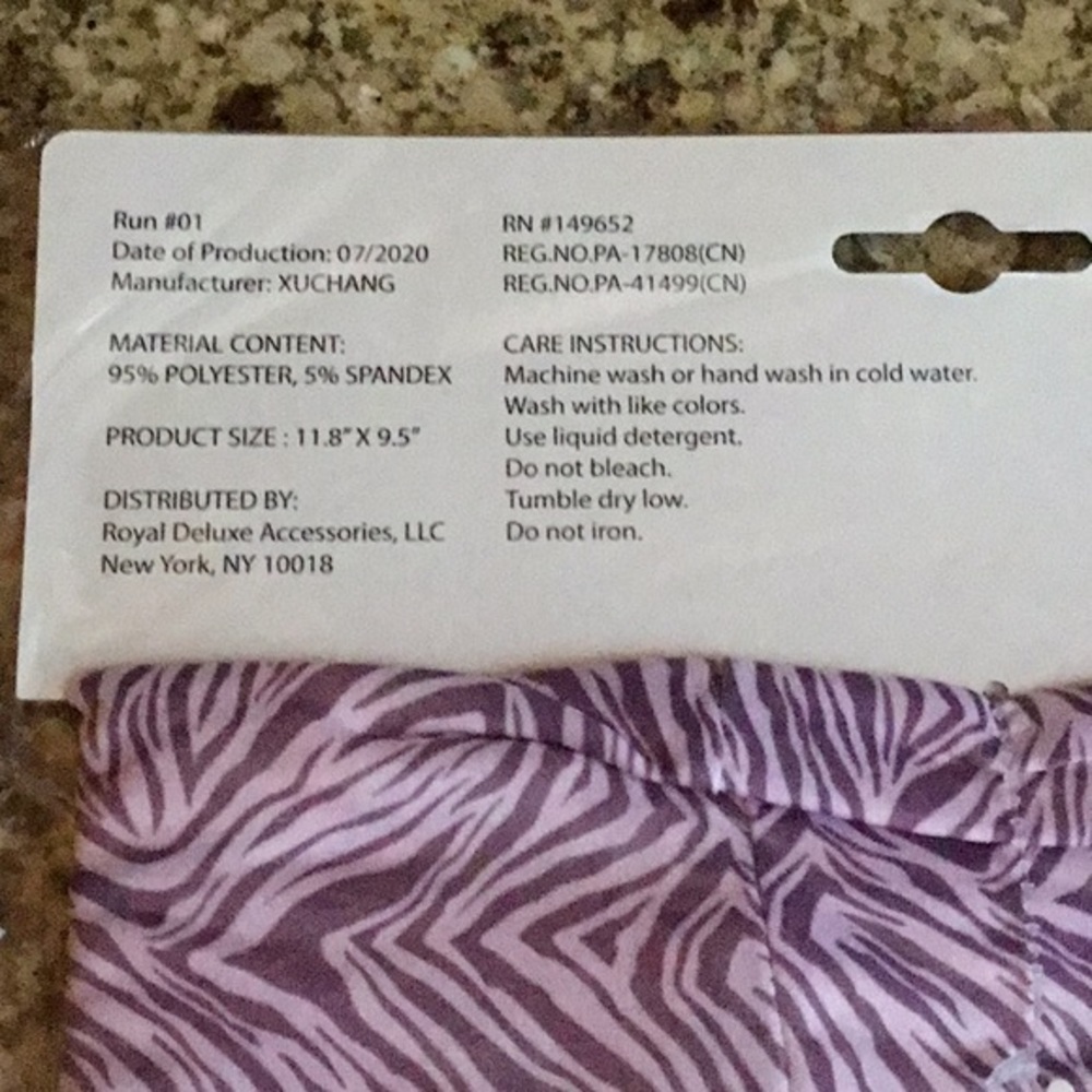 NEW! Leopard Cheetah Mask Multi Use Scarf - Picture 5 of 9